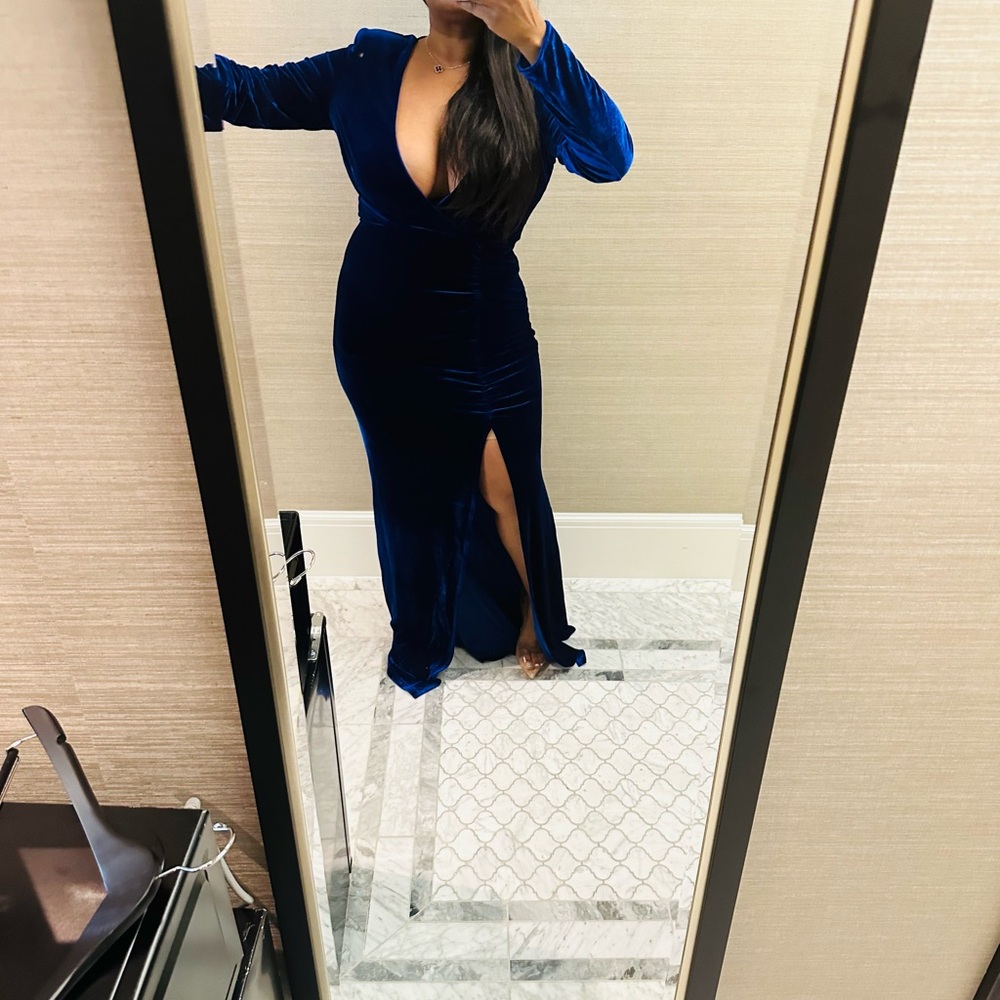 Velvet Maxi Dress